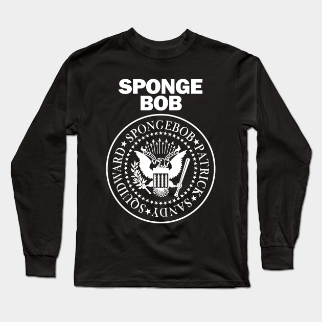 Rock N Roll x SpongeBob Square Pants Long Sleeve T-Shirt by muckychris